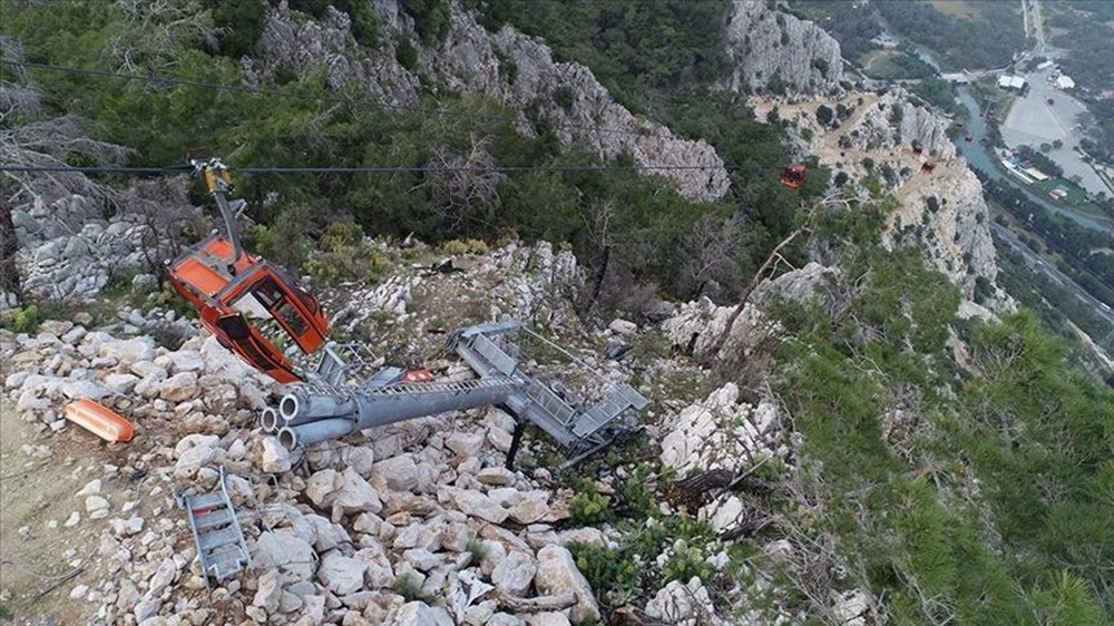Antalya'da yaşanan teleferik kazası